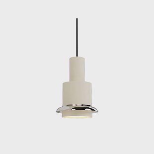 - Chaumont Hanglamp Ø15xH22 White/Nickel - DCW