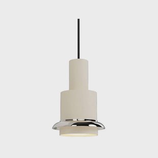 - Chaumont Hanglamp Ø19xH28 White/Nickel - DCW