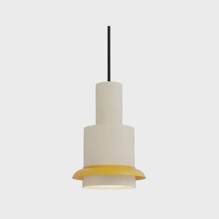 - Chaumont Hanglamp Ø19xH28 White/Yellow - DCW