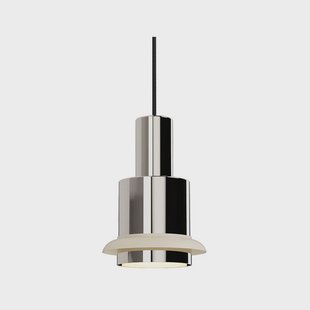 - Chaumont Hanglamp Ø19xH28 Nickel/White - DCW
