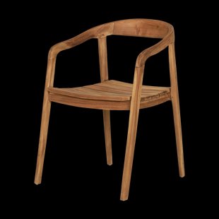 Claudette houten tuinstoel naturel