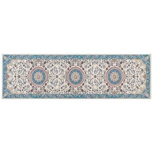 Beliani - GORDES - Loper tapijt - Lichtbeige - 60 x 200 cm - Polyester