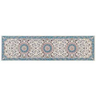 Beliani - GORDES - Loper tapijt - Lichtbeige - 80 x 300 cm - Polyester