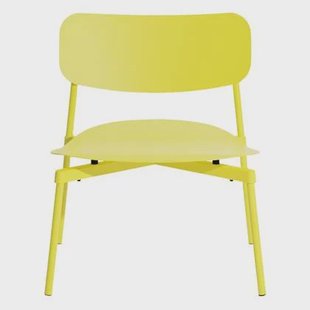 Petite Friture Fromme fauteuil Yellow