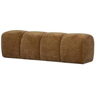 WOOOD Mojo Eetbankje 164 cm Mojo - Ribstof - Honing Geel - 49x164x45 WOOOD Mojo Eetbankje 164 cm Mojo - Ribstof - Honing Geel - 49x164x45