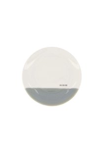 Zusss Gebaksbordje Kusss Wit Grijsblauw