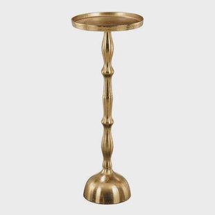 Mica Decorations Duco Bijzettafel - H66 x Ø25 cm - FSC 100% - Goud