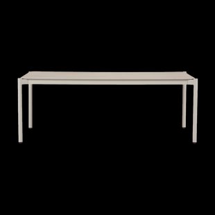 Joey aluminium tuintafel met stenen blad beige - 200 x 100 cm