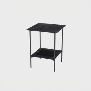 Giga Living - Nachtkastje Zwart - 45x45x55cm - Pensacola