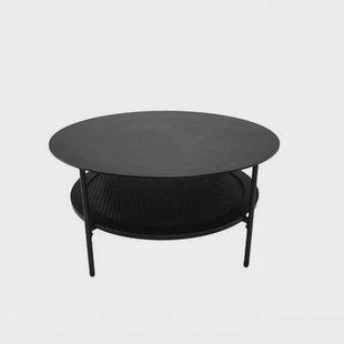 Giga Living - Salontafel Zwart Rond - Ø80x40cm - Pensacola