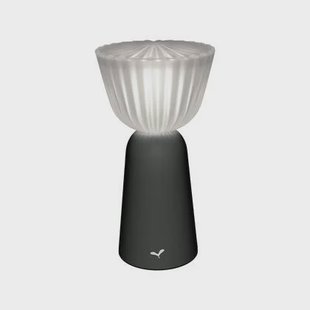Fermob Swiing - draadloze tafellamp - outdoor - H 20 cm - Carbone Fermob Swiing - draadloze tafellamp - outdoor - H 20 cm - Carbone