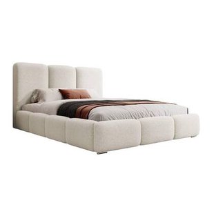 NADUVI Collection Bedframe Briar bouclé met opbergvak 160x200