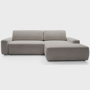 NADUVI Collection Hoekslaapbank Elis rechts met opbergvak chenille