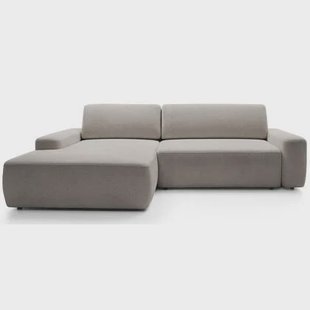 NADUVI Collection Hoekslaapbank Elis links met opbergvak chenille