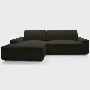 NADUVI Collection Hoekslaapbank Elis links met opbergvak chenille