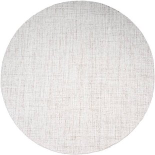 Veer Carpets - Vloerkleed Cross Light Beige - Rond ø200 cm