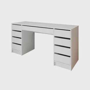 Meubella - Kaptafel Arco 2 - Wit - 154 cm