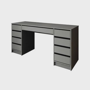 Meubella - Kaptafel Arco 2 - Antraciet - 154 cm