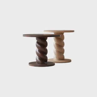 Tikamoon - Bijzettafeltjes in mindihout Liza