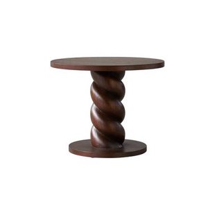 Tikamoon - Bijzettafeltje in mindihout Liza, bruin