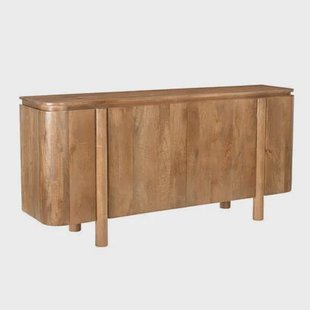 Livingfurn - Dressoir Naturel Mangohout - 170x40x80cm - Salano