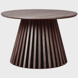 House Nordic Osaka Gerookt Eiken Salontafel Rond