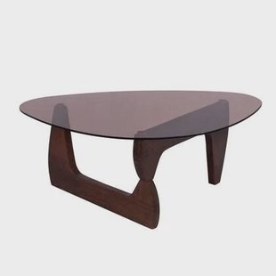 Livingfurn - Salontafel Bruin Glas - 110x70x40cm - Esmee Livingfurn - Salontafel Bruin Glas - 110x70x40cm - Esmee