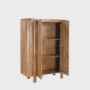 Livingfurn - Kabinet Naturel Mangohout - 115x43x150cm - Salano