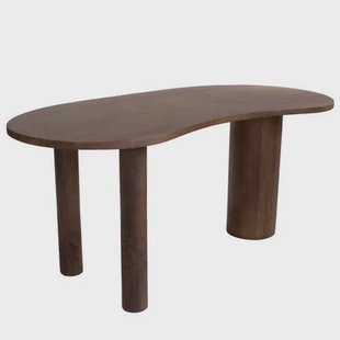 Giga Meubel - Bureau Donkerbruin Mangohout - 160x70x75cm - Livana Giga Meubel - Bureau Donkerbruin Mangohout - 160x70x75cm - Livana