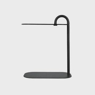 Livingfurn - Bijzettafel Zwart Glas - 48x30x65cm - Amy Livingfurn - Bijzettafel Zwart Glas - 48x30x65cm - Amy