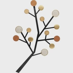 Kare Design Bubble Tree Wand Kapstok - 112cm - bruin