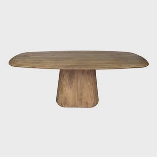 Giga Meubel - Eettafel Wave Centrale Poot Mangohout 215cm