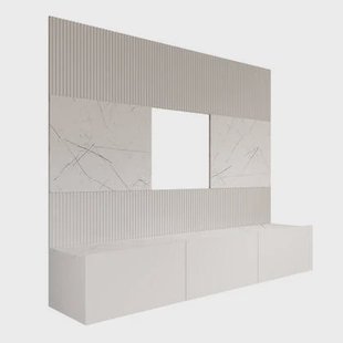 Meubella - TV-Meubel Dominic - Wit - 180 cm