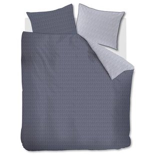 Riviera Maison Twisted dekbedovertrek - 260x200|220 - Blauw