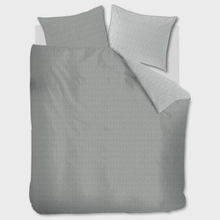 Riviera Maison Twisted dekbedovertrek - 260x200|220 - Grijsgroen