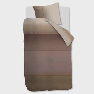 Kardol Mimic dekbedovertrek - 140x200|220 - Steenrood