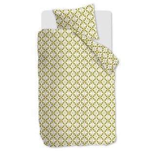 Beddinghouse Mae dekbedovertrek - 140x200|220 - Groen