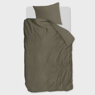Beddinghouse Change dekbedovertrek - 140x200|220 - Olijfgroen