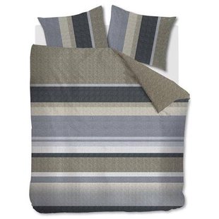 Beddinghouse Jorren dekbedovertrek - 200x200|220 - Blauw Grijs