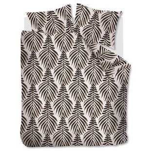 vtwonen Bold Feathers dekbedovertrek - 200x200|220 - Zand