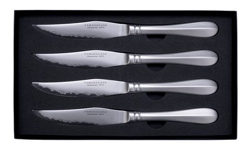 Steakmessen Set - Tamahagane Ryo Series - Roestvrijstaal - 4-delig