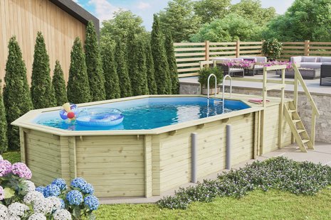 Karibu | Zwembad Model 4 | Variant C