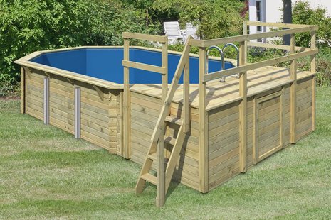 Karibu | Zwembad Model 4 | Variant D