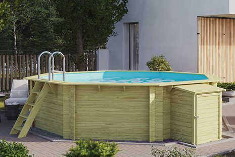 Karibu | Zwembad Model 2 met Filterpakket | Variant A