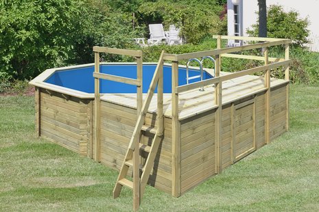 Karibu | Zwembad Model 2 met Filterpakket | Variant D