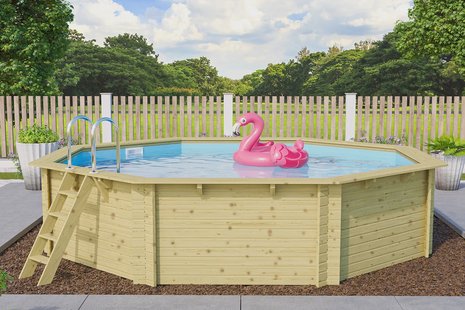 Karibu | Zwembad Model 3 met Filterpakket | Variant A