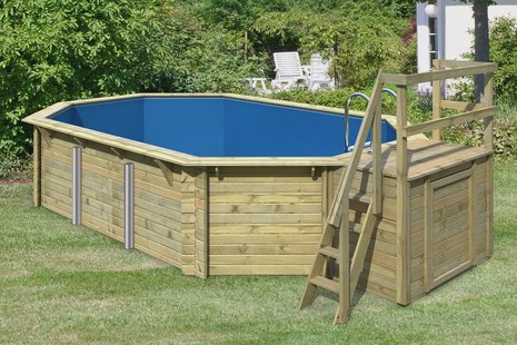 Karibu | Zwembad Model 4 met Filterpakket | Variant B