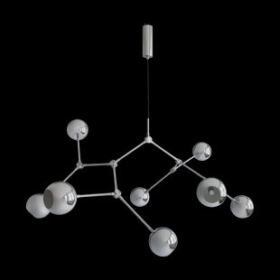 101 Copenhagen Drop Chandelier Globe kroonluchter Chrome