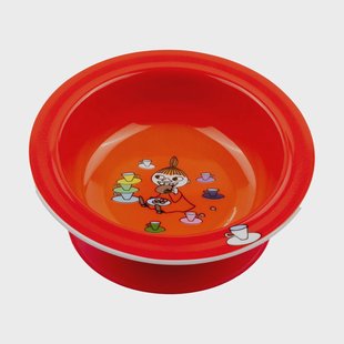 Rätt Start Moomin Little My zuignapbord Ø15,5 cm Rood