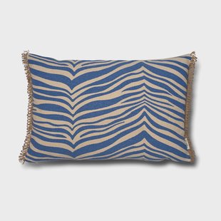 Classic Collection Classic Collection Zebra kussen 40x60 cm Blue